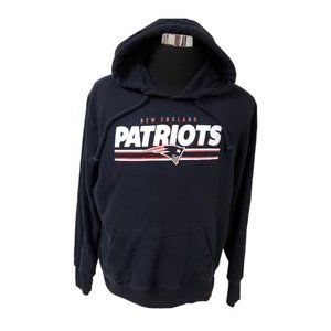 New England Patriots 47 Brand Mens Medium Blue NFL Football Pullover Hoodie